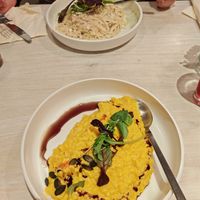 Saisonales super leckeres Kürbis-Risotto at Glückstein in Mannheim