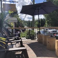 Patio at La Face Nord in Val-david