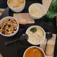 Served with rice and bread at Zuppa in Madrid