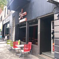 Outside at Sham - Mont Royal in Montreal