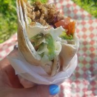 Shish kabob at Sham - Mont Royal in Montreal