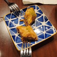 Baklava - a kind gift from our server at Sham - Mont Royal in Montreal