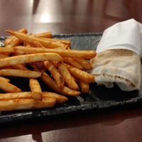 Un wrap avec frites at Sham - Mont Royal in Montreal