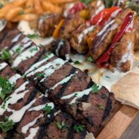 Kebab and skewers at Sham - Mont Royal in Montreal