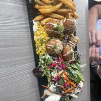 Falafel platter   at Sham - Mont Royal in Montreal