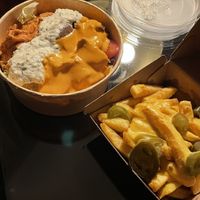 Whöner and chili cheese fries @ Veganbar, Bremen at Veganbar in Bremen