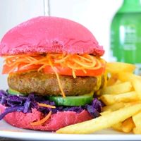 the Unicorn Burger   at Veganbar in Bremen