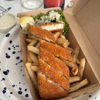 vish and chips   at Veganbar in Bremen