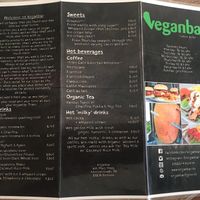 English menu (2of2) at Veganbar in Bremen