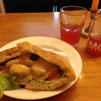 Falafel pita @ Veganbar, Bremen at Veganbar in Bremen