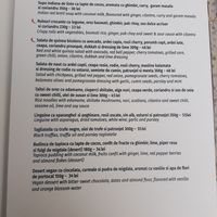 Vegan menu at Savart in Bucharest