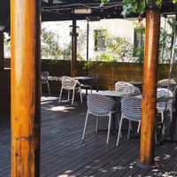 Outside level 1 at Savart in Bucharest