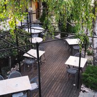 Outdoors at Savart in Bucharest