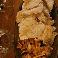 Mango salad in peanut sauce at Sampurna in Amsterdam