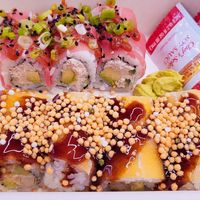 Sushi To go. I ate some before taking this shot. at Wellness Sushi in Denver