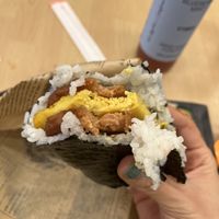 The original onigiri   at Wellness Sushi in Denver