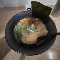 Spicy tonkotsu ramen   at Wellness Sushi in Denver