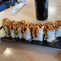 Vegan crab roll  at Wellness Sushi in Denver