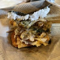 Delicious Onigiri, but can’t remember which one  at Wellness Sushi in Denver