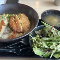 Potato katsu curry don bowl  at Wellness Sushi in Denver