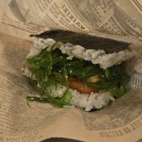 Seabreeze okinawa onigiri at Wellness Sushi in Denver