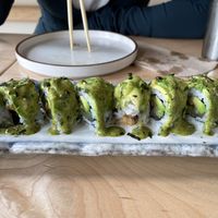 Green roll. Okay...  at Wellness Sushi in Denver