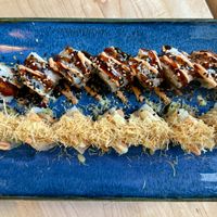 Tokyo Droft roll (top) and Kakiage Supreme Roll (bottom) 😋  at Wellness Sushi in Denver