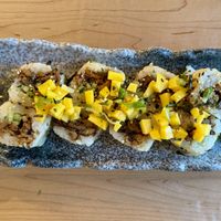 “Love in the Edo” roll  at Wellness Sushi in Denver
