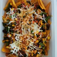 Nachos with Vegan cheese at Mole in Winterthur