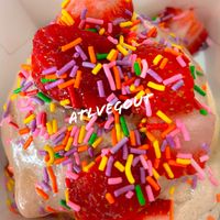 Sparkle berry roll  at Cinnaholic in Dunwoody