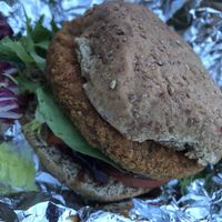 Vegan Chick’n Sandwich   at The Blue Kow in Curwensville
