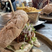 New York Vegan Burgerr  at De Zeemeeuw in Noordwijk