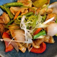 Cashew Tofu Stir Fry (so good) at Thai Square - Covent Garden in London