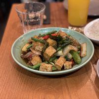 Tofu with basil leaves - Thai Square Covent Garden, London  at Thai Square - Covent Garden in London