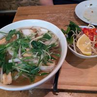 Tofu & mushroom pho at Viet Ngon in North London