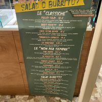 Menu  at Salad House in Milan