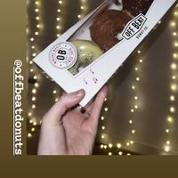 Selecrion of vegan donuts  at Offbeat Donut Co in Dublin