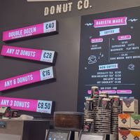 Menu as of March 2025 at Offbeat Donut Co in Dublin