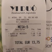  at Yi Duo in Barcelona