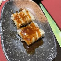 Fried tofu  at Yi Duo in Barcelona