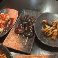 Sticky tofu and mushrooms at Yi Duo in Barcelona