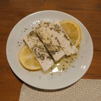 Vegan feta  at 3 Pigs in Rhodes