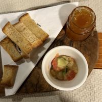 Present from the kitchen 😋  at 3 Pigs in Rhodes