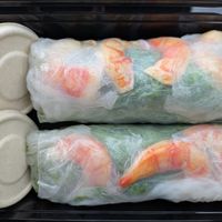 Shrimp spring rolls at ERBS Vegan Kitchen in Las Vegas