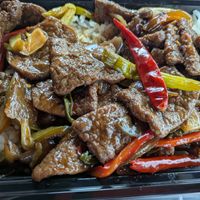 Mongolian beef at ERBS Vegan Kitchen in Las Vegas
