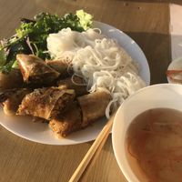 spring rolls are a big portion at Bo De Tam in Prague