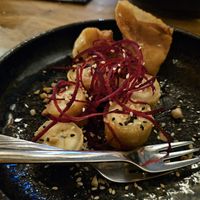 Gebackene Banane 🍌 at Veganese Quan Chay in Leipzig