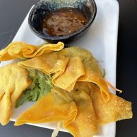 Wantan mit chili Soße   at Veganese Quan Chay in Leipzig