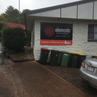 View from the road at Elements Cafe in Montville