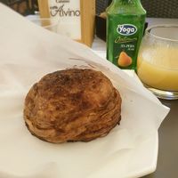 Rustico leccese con pomodoro e besciamella vegetale at Caffè Alvino in Lecce